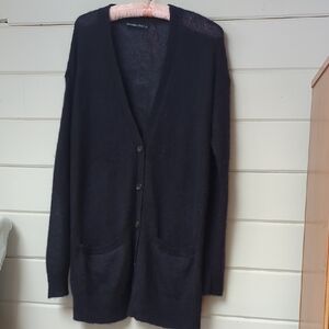 Abercrombie & Fitch Dark Navy Cardigan( Very, very soft)